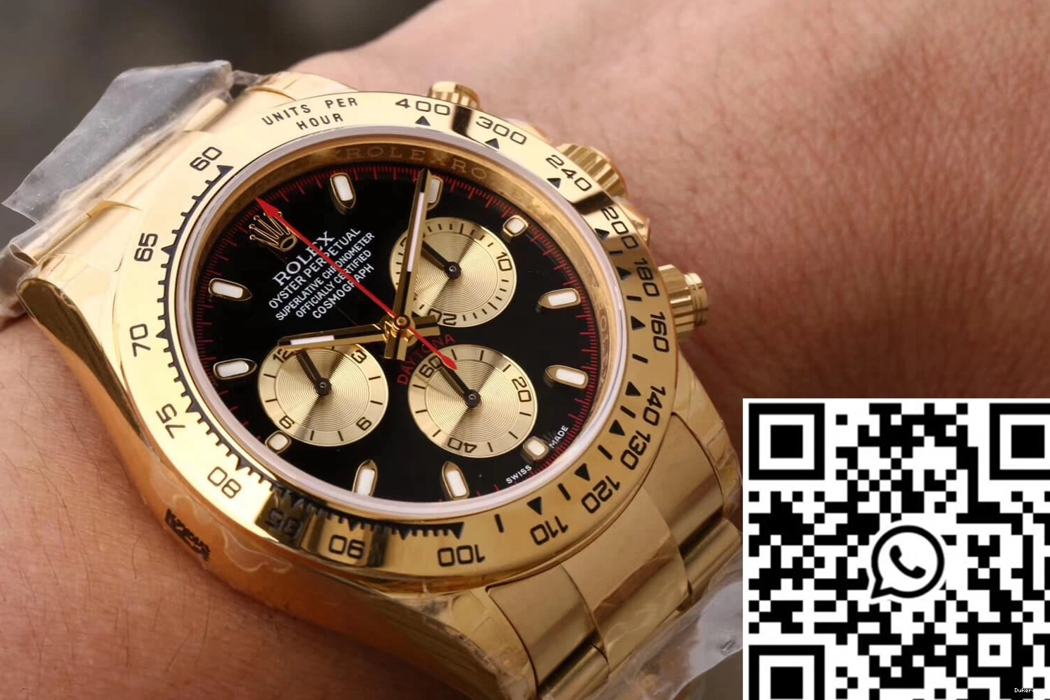 Factory Cosmograph JH Rolex Dial Black M116508-0009 Daytona 0316